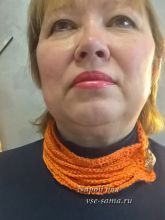 шарфик-воротничок, фото шарфик-воротничок, фото