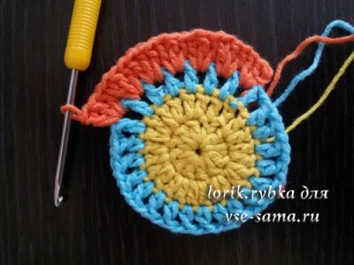 вяжем четвертый ряд вяжем четвертый ряд