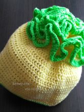 Шапочка крючком Брокколи Шапочка крючком Брокколи, фото