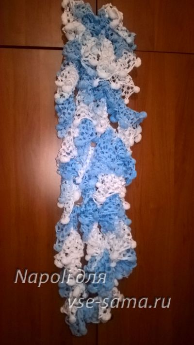 готовый шарфик готовый шарфик