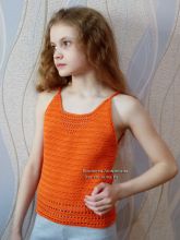 Топ крючком Бабочка, фото Топ крючком Бабочка, фото