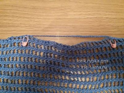 набираем воздушные петли для проймы набираем воздушные петли для проймы