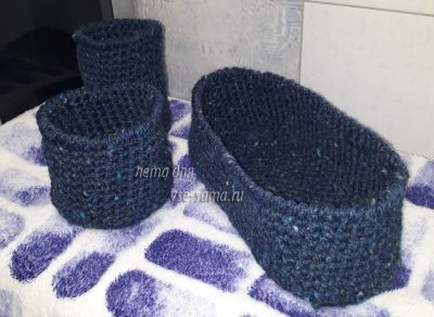 коробочки крючком, фото коробочки крючком, фото