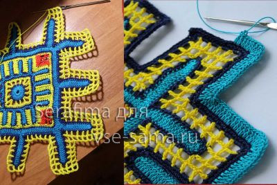 вязания квадрата, 2 вязания квадрата, 2