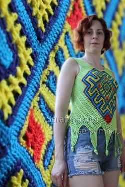 Модель в этно стиле, фото Модель в этно стиле, фото