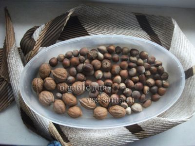 готовим орехи, ткань готовим орехи, ткань