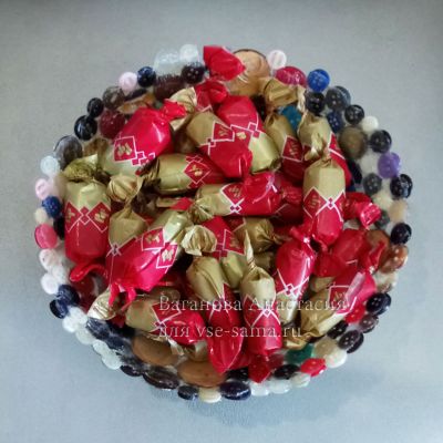 МК - Тарелочка из пуговиц,  7 МК - Тарелочка из пуговиц,  7