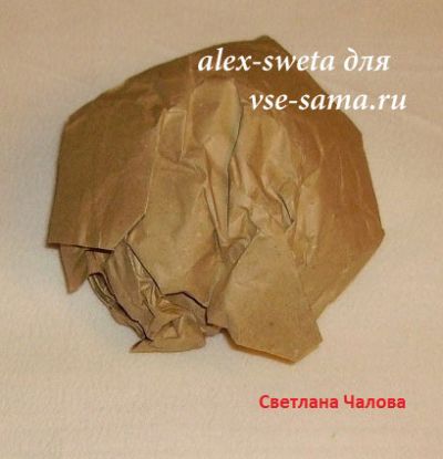 делаем основу из бумаги делаем основу из бумаги