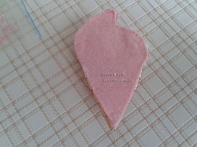 закрываем изнанку фетром закрываем изнанку фетром