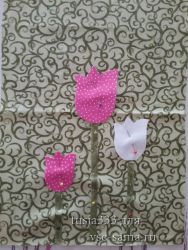 Мастер-класс - Подушка с тюльпанами, фото 3 Мастер-класс - Подушка с тюльпанами, фото 3