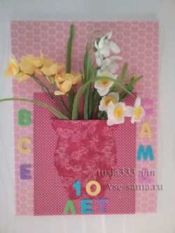 Мастер-класс - Картина - Ваза, фото Мастер-класс - Картина - Ваза, фото