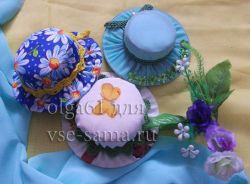 Мастер-класс Весенняя шляпка (игольница), фото Мастер-класс Весенняя шляпка (игольница), фото