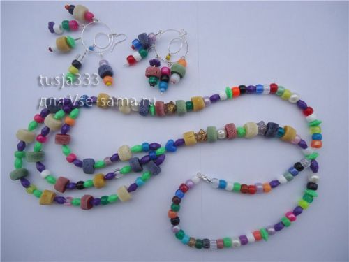 Украшения и картина Клубнички из соленого теста от tusja333, 2 Украшения и картина Клубнички из соленого теста от tusja333, 2