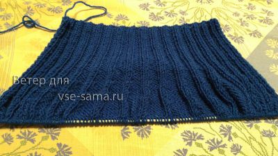 делаем прибавления петель для расширения манишки делаем прибавления петель для расширения манишки