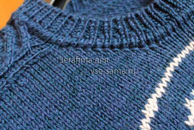 вяжем горловину свитера вяжем горловину свитера