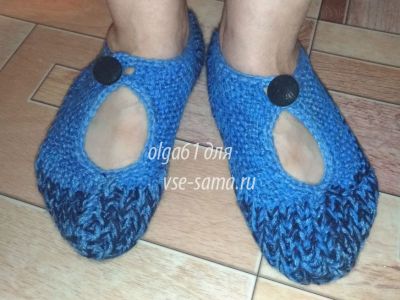 тапочки-лодочки спицами тапочки-лодочки спицами