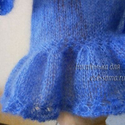 закрываем край крючком закрываем край крючком