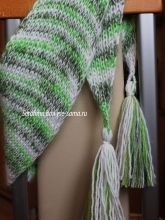 шарф спицами, фото шарф спицами, фото