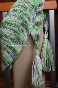 шарф спицами, фото шарф спицами, фото