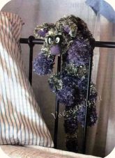 Полосатый кот - вязаная игрушка Полосатый кот - вязаная игрушка