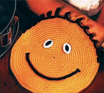 Прихватка - Улыбающийся человечек Прихватка - Улыбающийся человечек