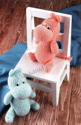 Вязаная игрушка - Муми-тролль Вязаная игрушка - Муми-тролль