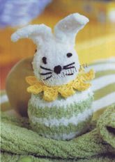 Вязаная игрушка Зайчишка-трусишка Вязаная игрушка Зайчишка-трусишка