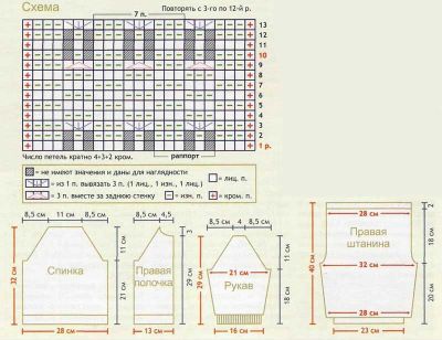 схема узора схема узора