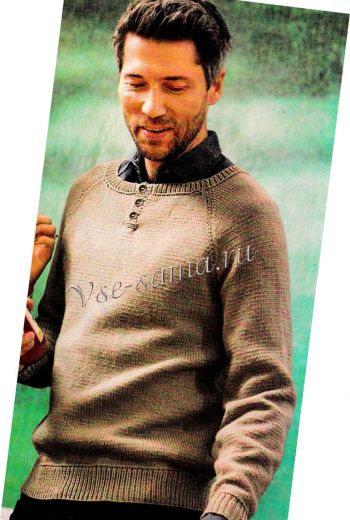 Мужской пуловер реглан, фото Мужской пуловер реглан, фото