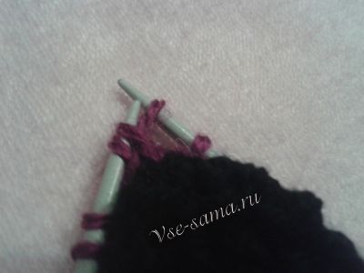 По две петли вместе лицевой По две петли вместе лицевой