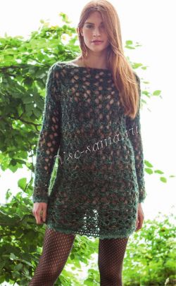 Короткое ажурное платье Короткое ажурное платье