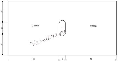 Выкройка для вязания пончо Выкройка для вязания пончо