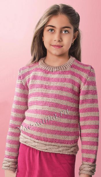 Детский джемпер в полоску, фото Детский джемпер в полоску, фото