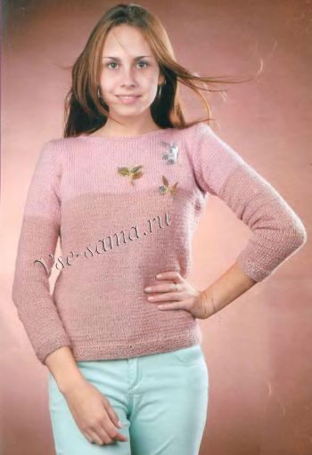 Пуловер - Молочный шоколад, фото Пуловер - Молочный шоколад, фото