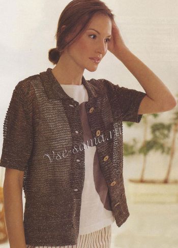 Полупрозрачный жакет, фото Полупрозрачный жакет, фото