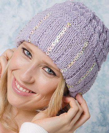 Шапочка спицами из шерстяной пряжи, фото Шапочка спицами из шерстяной пряжи, фото