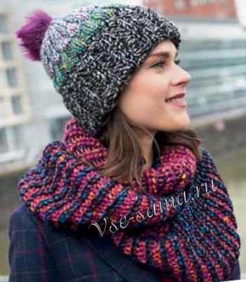 Двухцветный снуд, фото Двухцветный снуд, фото