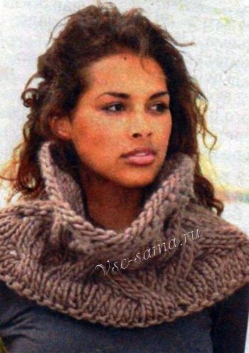 Шарф-воротник, фото Шарф-воротник, фото