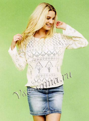 Ажурная туника - Нежные оттенки, фото Ажурная туника - Нежные оттенки, фото