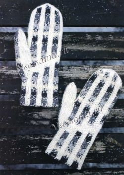 Двухсторонние варежки, фото Двухсторонние варежки, фото