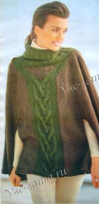 Пончо «Лесная нимфа», фото Пончо «Лесная нимфа», фото