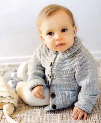 Серая кофточка для малышки, фото Серая кофточка для малышки, фото