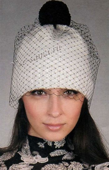 Шапочка с вуалью, фото Шапочка с вуалью, фото