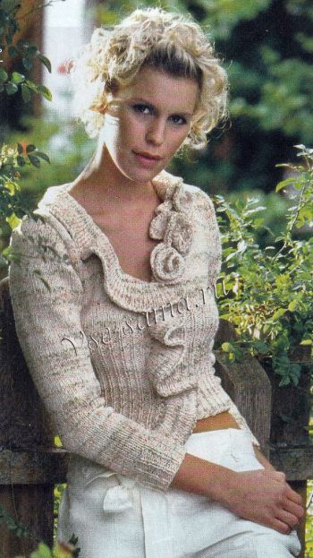 Жакет с воланом, фото Жакет с воланом, фото