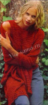 Безрукавка и палантин спицами Безрукавка и палантин спицами