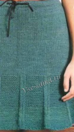 Юбка с зубчатым краем, фото Юбка с зубчатым краем, фото