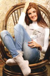 Жилетка и чехол на тапочки Жилетка и чехол на тапочки