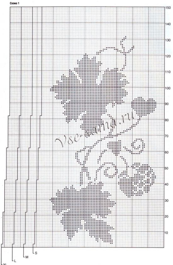 Кардиган - ностальгия, схема 1 Кардиган - ностальгия, схема 1
