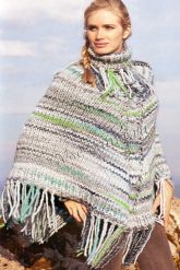 Пончо с косами Пончо с косами