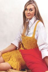 Сарафан горчичного цвета Сарафан горчичного цвета